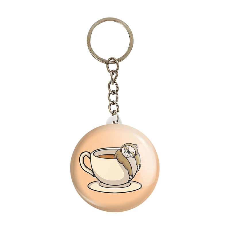 جاکلیدی خندالو مدل قهوه Coffee کد 22009