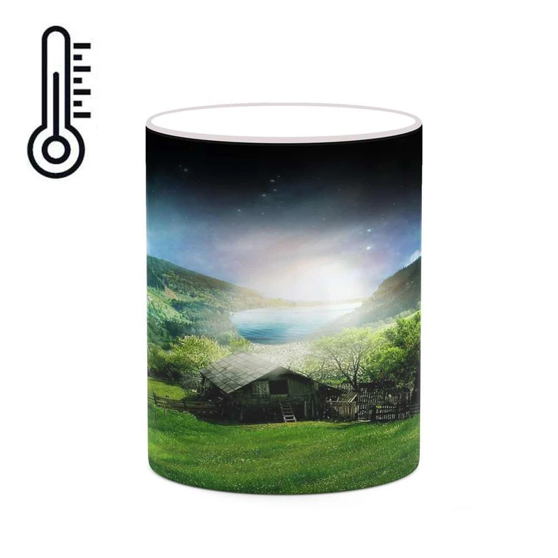 ماگ حرارتی کاکتی مدل منظره کد mgh18187