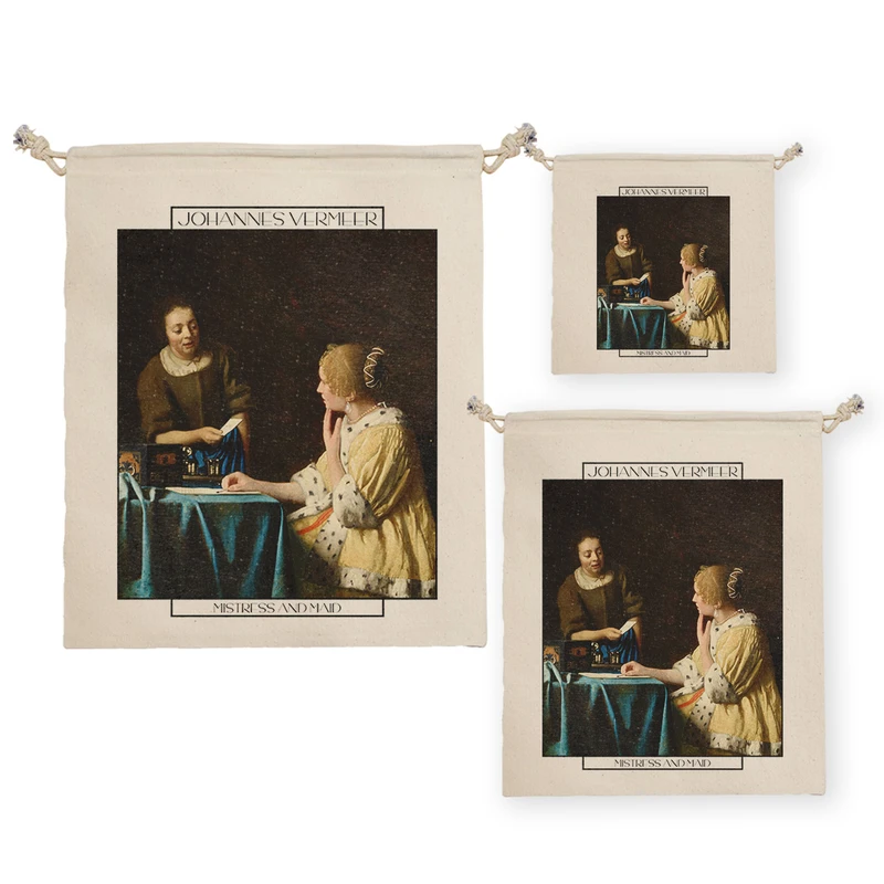 نظم دهنده ترمه طراحان ایده مدل خانم و خدمتکار از ورمر کد art0574 مجموعه سه عددی