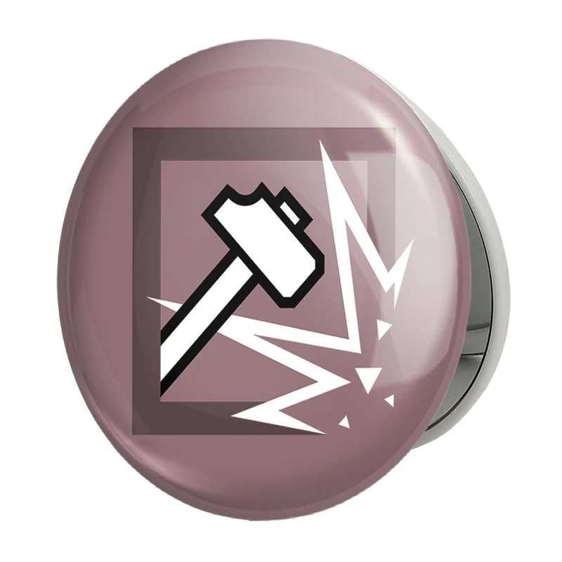 آینه جیبی خندالو طرح sledge بازی رینبو سیکس سیج  مدل تاشو کد 30370