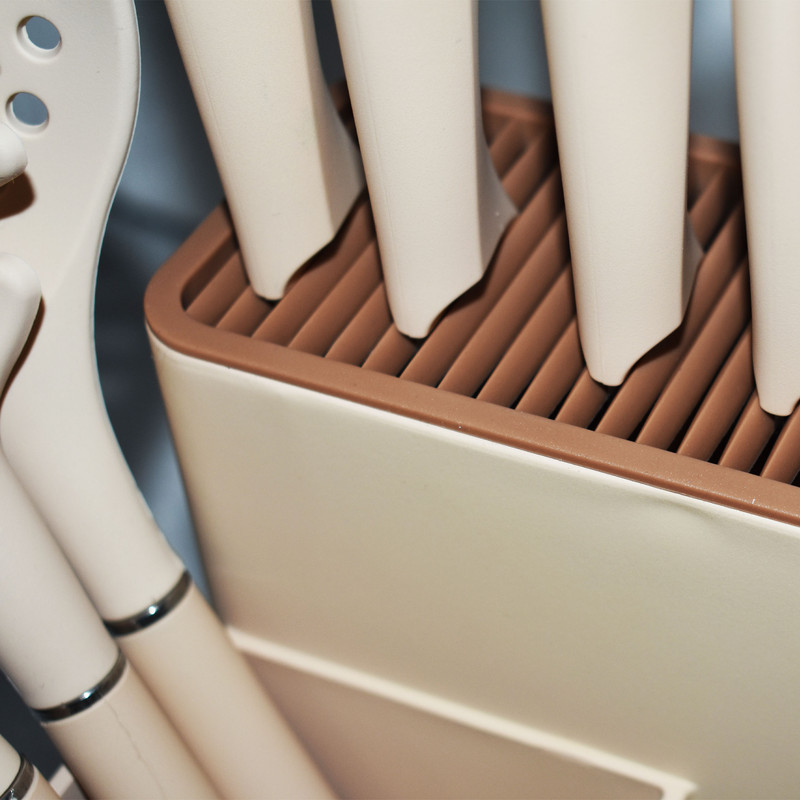 سرویس چاقو و کفگیر و ملاقه 14 پارچه شاهین مدل SHN1030