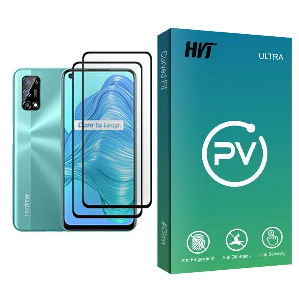 محافظ صفحه نمایش اچ وی تی مدل PV Glass MIX002 مناسب برای گوشی موبایل ریلمی V5 5G بسته دو عددی