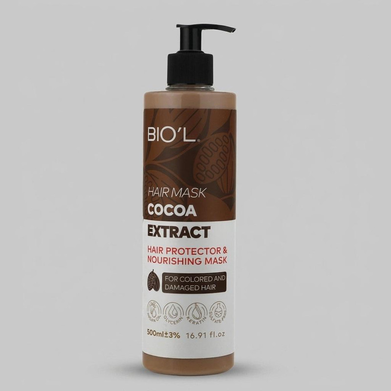 ماسک مو بیول مدل cocoa حجم 500 میلی لیتر