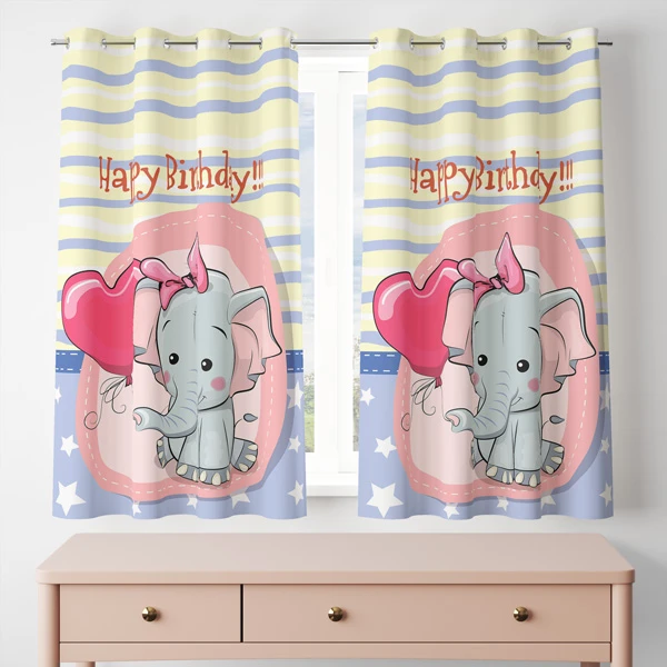 پرده مدل مخمل پانچی کد 7842 سایز 200x140 سانتی متر