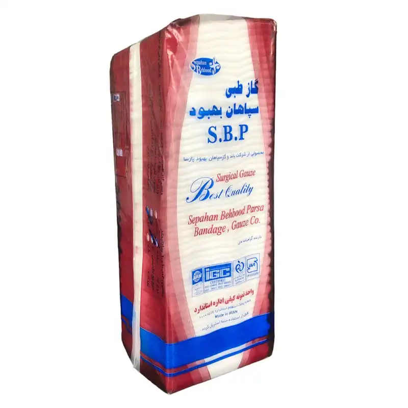 گاز غیر استریل سپاهان بهبود مدل طبی وزن 500 گرم