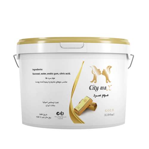 موم موبر سیتی وکس مدل طلا حجم 3500 میلی لیتر