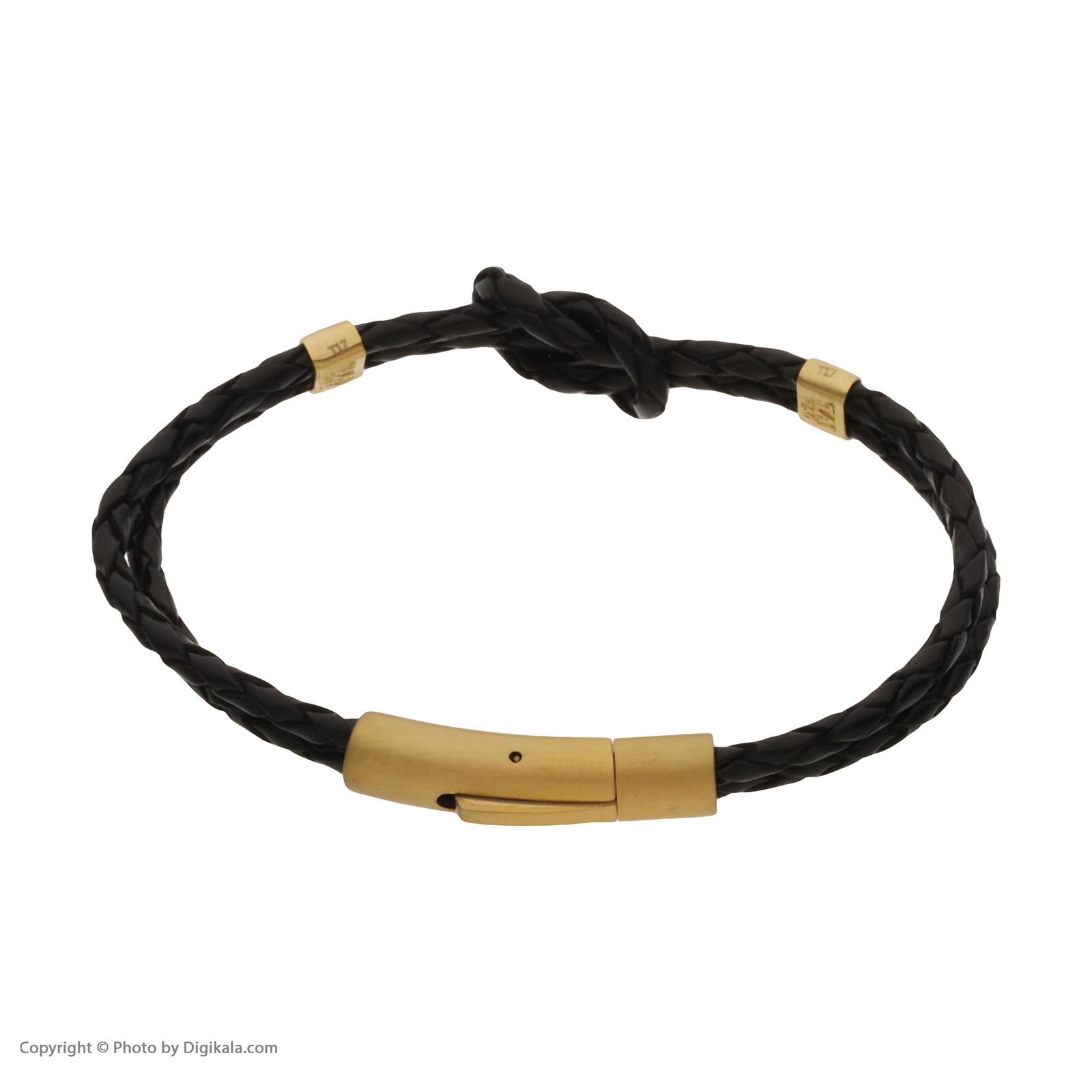 دستبند طلا 18 عیار مردانه تاج مدل G157/2 - - 5