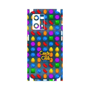 MAHOOT Candy Crush Game Series-FullSkin Cover Sticker for Oppo Reno 8 4G