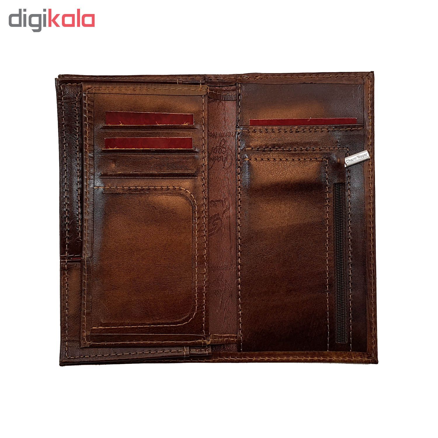 کیف پول مردانه چرم نگار کد 207101 -  - 3