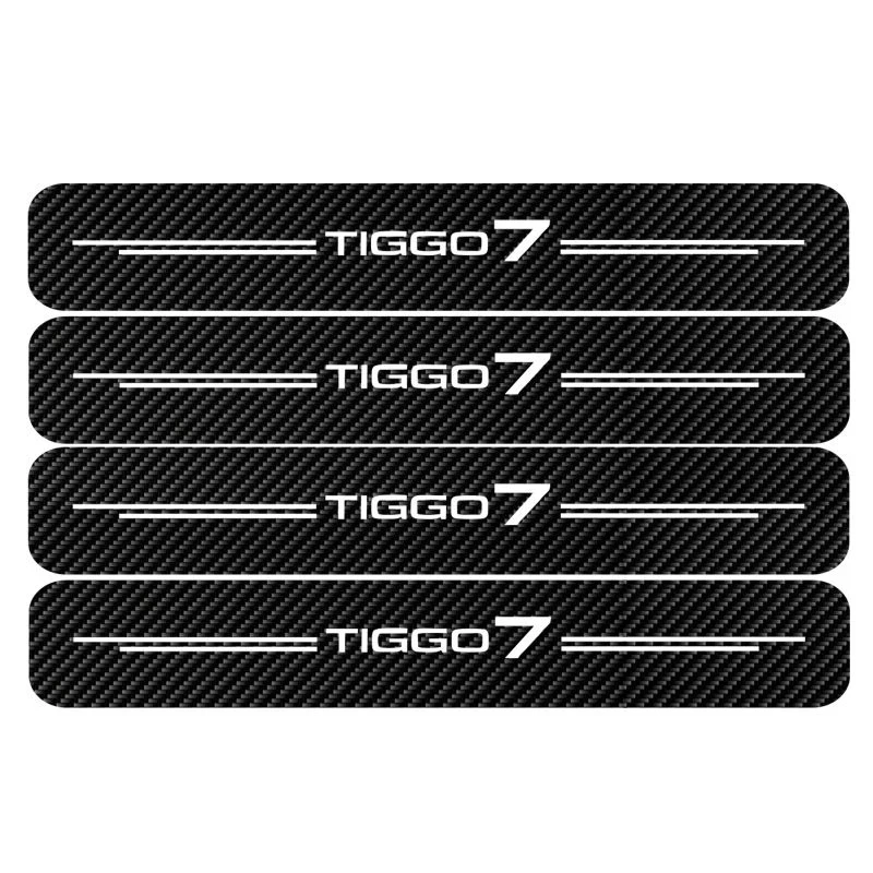 برچسب پارکابی خودرو رادیانس مدل کربن کد J51 مناسب برای تیگو 7 بسته 4 عددی