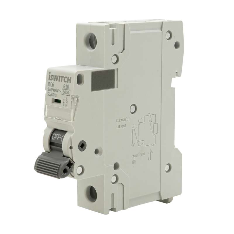 کلید مینیاتوری تکفاز 16 آمپر آی سوئیچ مدل ISW1-1P-C 16A