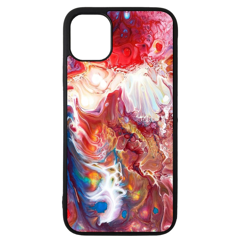 کاور گالری وبفر طرح رنگارنگ مناسب برای گوشی موبایل اپل iphone 14 plus