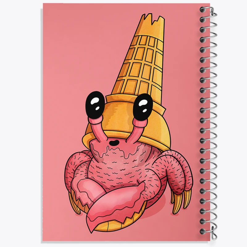 دفتر نت موسیقی 50 برگ خندالو مدل خرچنگ کد N1474