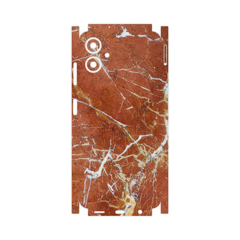 برچسب پوششی ماهوت مدل Red Marble-FullSkin مناسب برای گوشی موبایل سامسونگ Galaxy A06