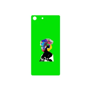 MAHOOT Collage of Women Portrait 3 Cover Sticker for Sony Xperia M5