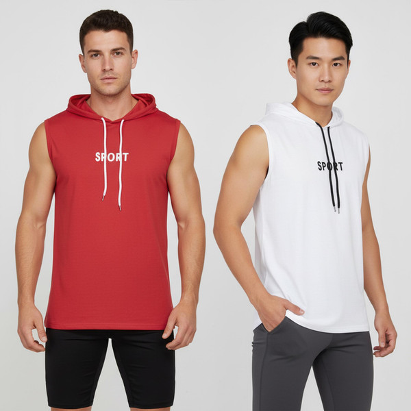 تاپ کلاه دار مردانه اولسون مدل Sport1 بسته دو عددی