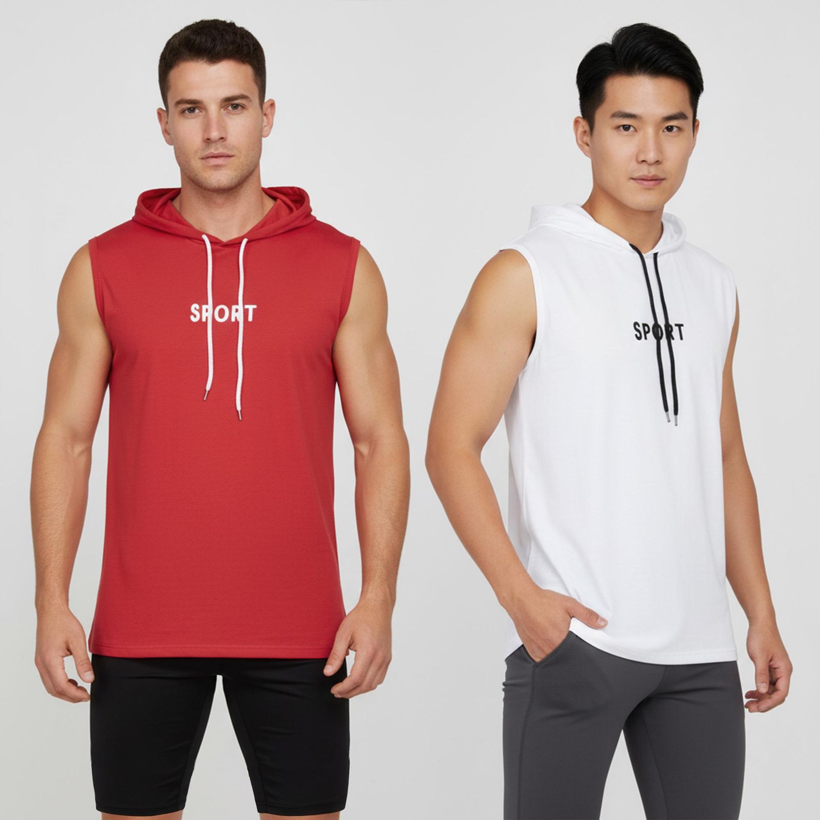 تاپ کلاه دار مردانه اولسون مدل Sport1 بسته دو عددی - - 1