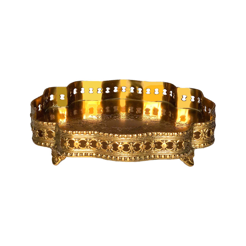 سینی برنجی مدل R-99570