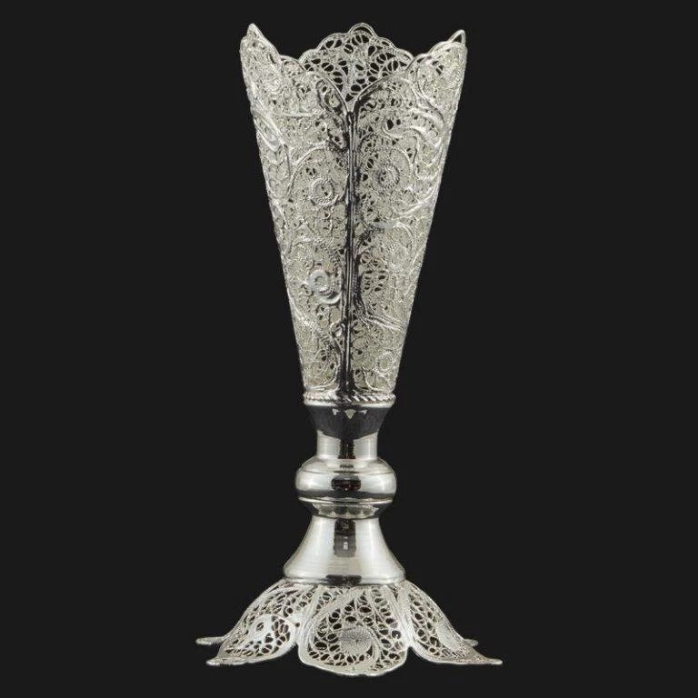 گلدان ملیله کاری مدل موشکی کد 03