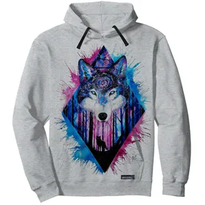 هودی مردانه 27 مدل Wolf Blue کد MH580