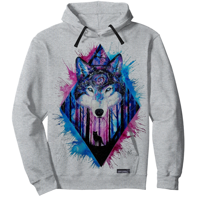 هودی مردانه 27 مدل Wolf Blue کد MH580