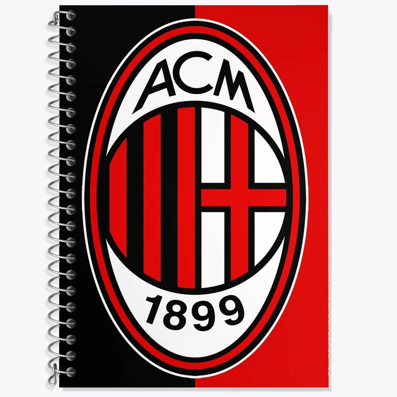 دفتر لغت 50 برگ خندالو مدل باشگاه آث میلان کد 27229