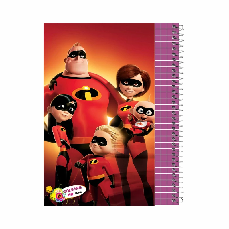 دفتر شطرنجی 60 برگ گلبرگ طرح هتل ترانسیلوانیا کد 601223  