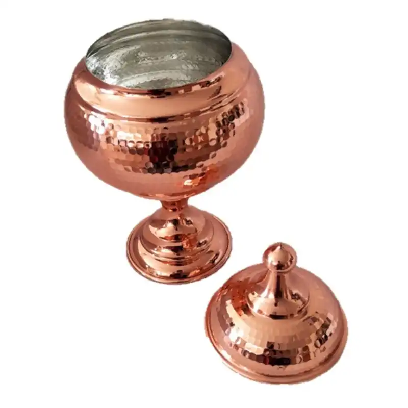 قندان مسی فضلی زنجان مدل پایه دار کد 01