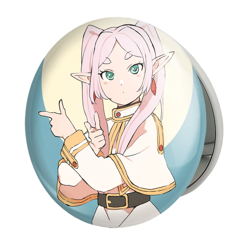 آینه جیبی خندالو طرح انیمه فریرن (Frieren) مدل تاشو کد 33934