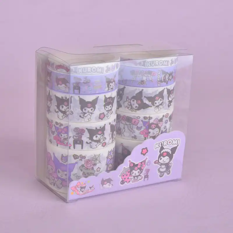 چسب نواری مدل واشی طرح کرومی بسته 10عددی