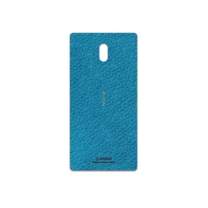 MAHOOT Blue-Leather Cover Sticker for Nokia 3