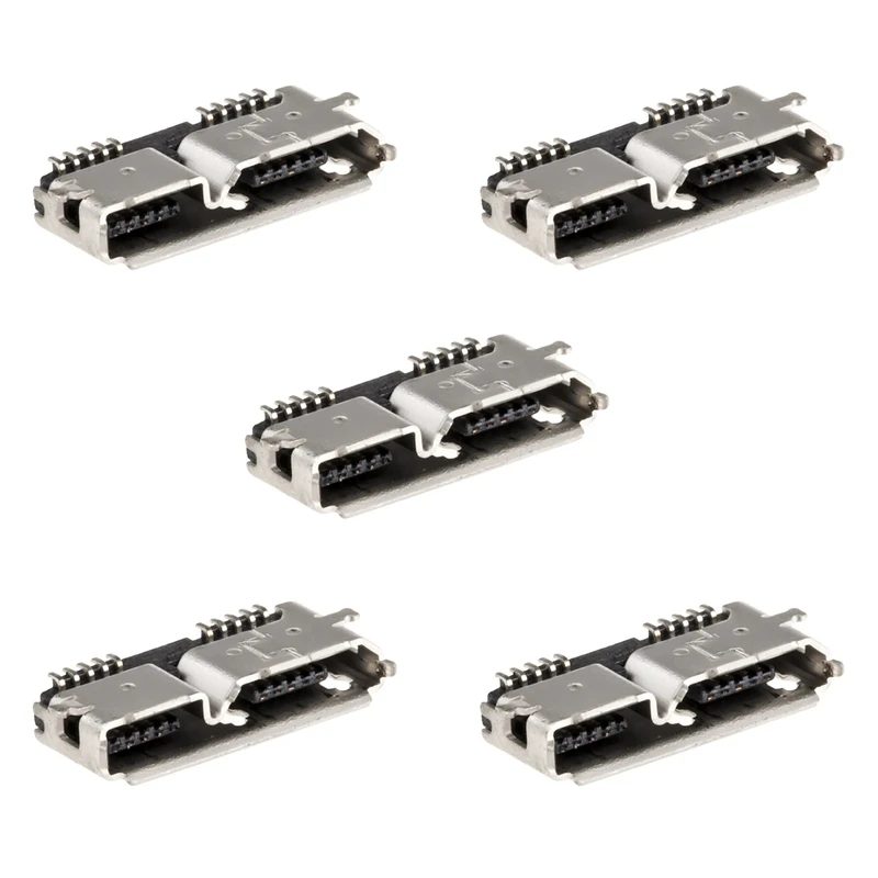 كانكتور مادگی USB-3 مدل 10Pin-180Deg.Type.B-SMT بسته 5 عددی