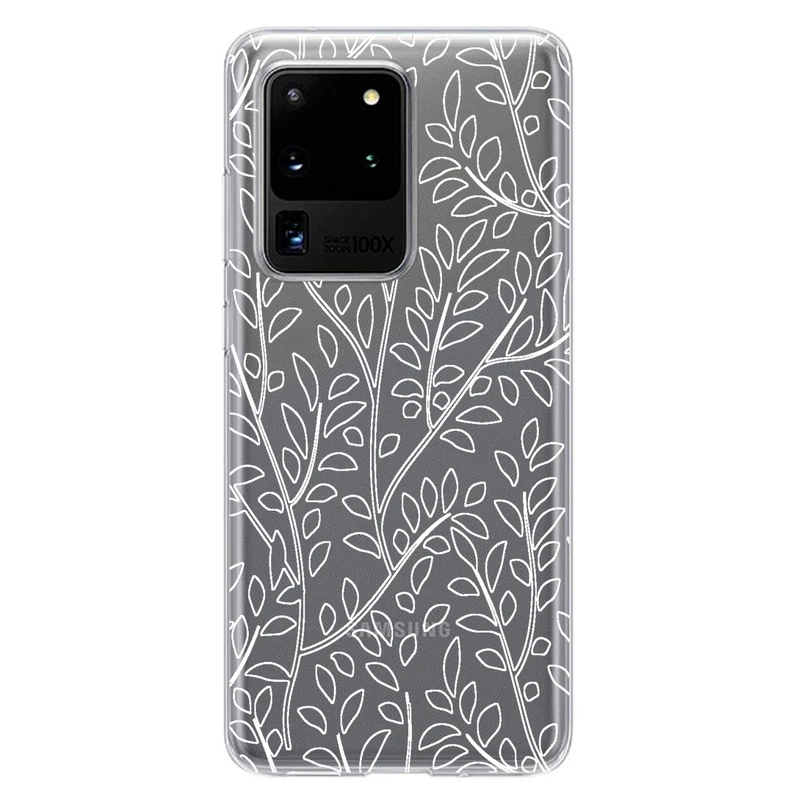 کاور مگافون طرح برگ مدل C45-W مناسب برای گوشی موبایل سامسونگ Galaxy S20 Ultra