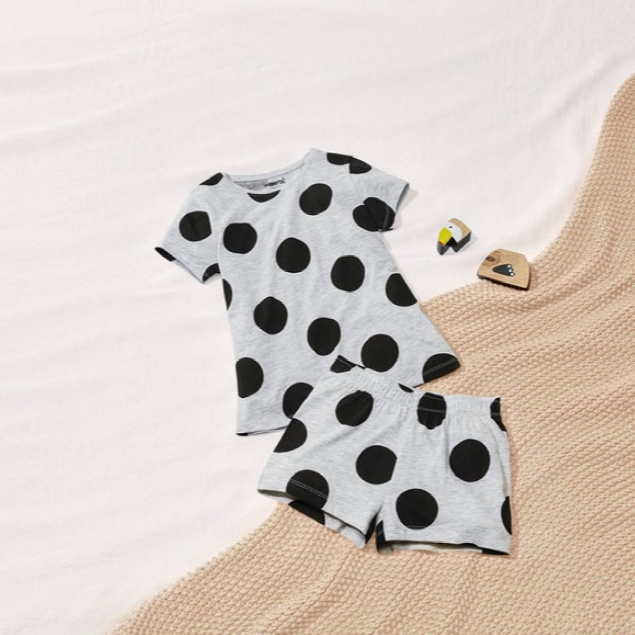 ست تی شرت و شلوارک دخترانه پیپرتس مدل Best cotton 1 - - 2