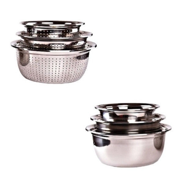 آبکش و لگن مدل SM303438 مجموعه 6 عددی