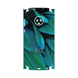 MAHOOT Green Feather-FullSkin Cover Sticker for Motorola Moto G6