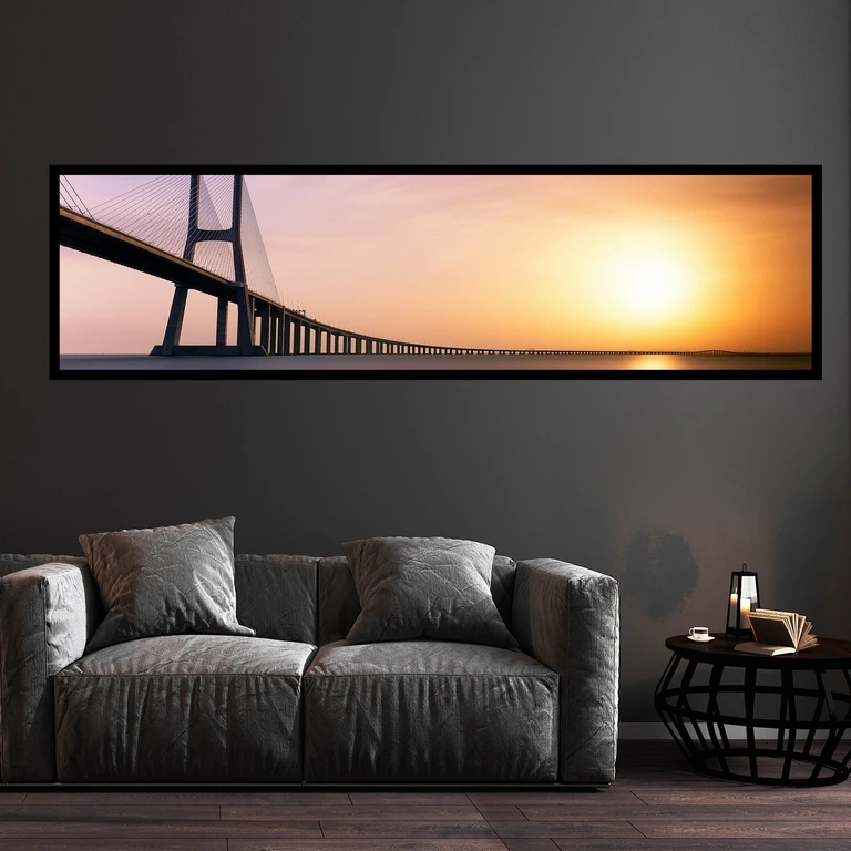 تابلو بکلیت طرح پل گلدن گیت مدل کشیده B-7514