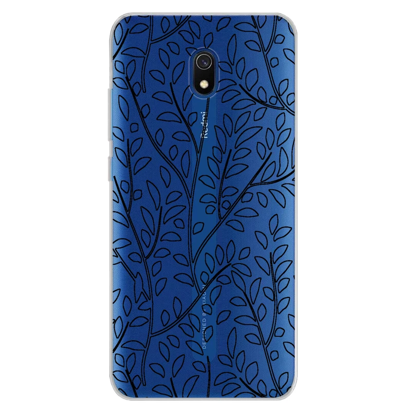 کاور مگافون طرح برگ مدل C45-B مناسب برای گوشی موبایل شیائومی Redmi 8A