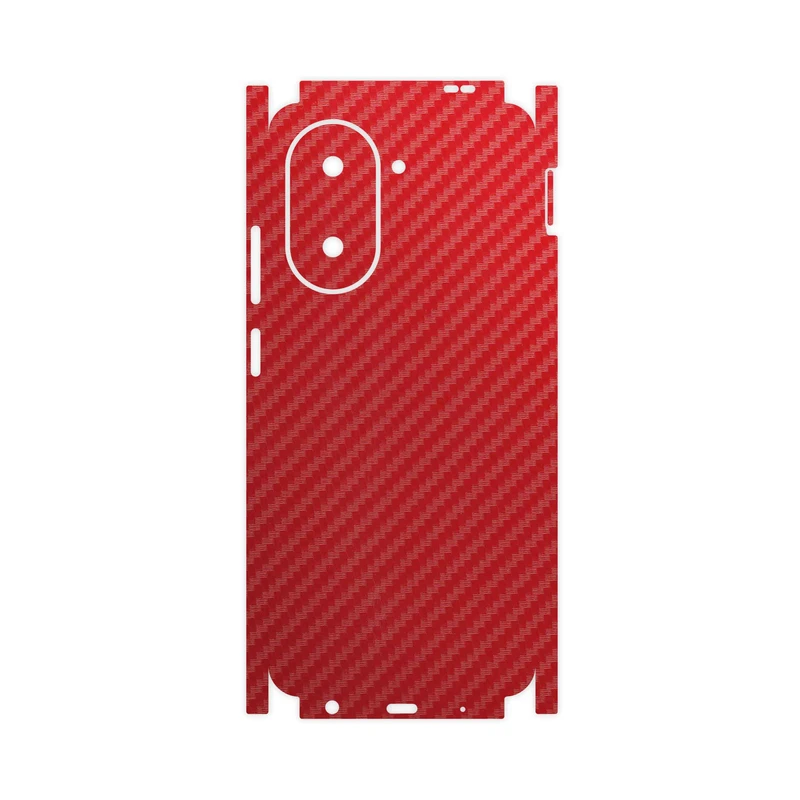 برچسب پوششی ماهوت مدل Red-Fiber-FullSkin مناسب برای گوشی موبایل شیائومی Poco C71