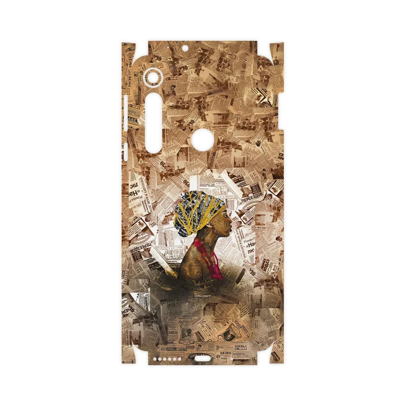 برچسب پوششی ماهوت مدل Collage of African Women-FullSkin مناسب برای گوشی موبایل موتورولا One Macro