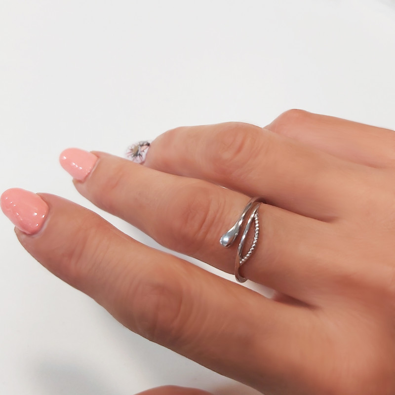 انگشتر نقره زنانه اقلیمه مدل AN122