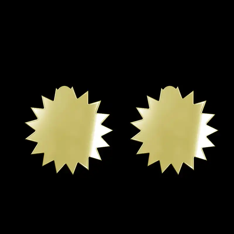 گوشواره طلا 18 عیار زنانه مدوپد مدل ستاره کد GA1-15632