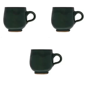 لیوان سفالی مدل سنتی بسته 3 عددی 