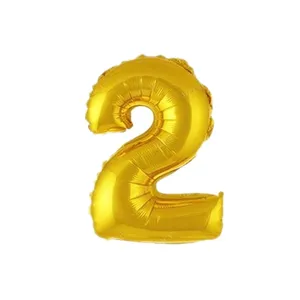 بادکنک فویلی طرح عدد 2