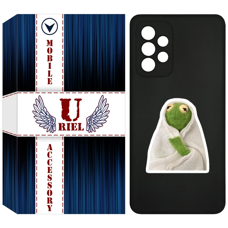 کاور یوریل مدل KSH کد 82 طرح قورباغه مناسب برای گوشی موبایل سامسونگ Galaxy A72