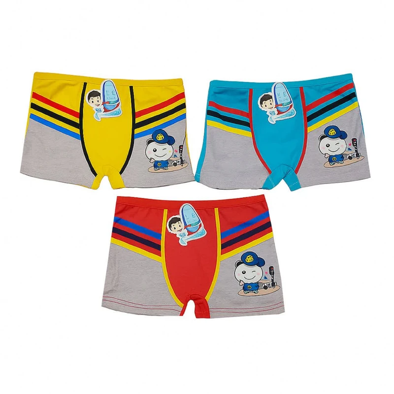 شورت پادار پسرانه مدل 2024 مجموعه 3 عددی