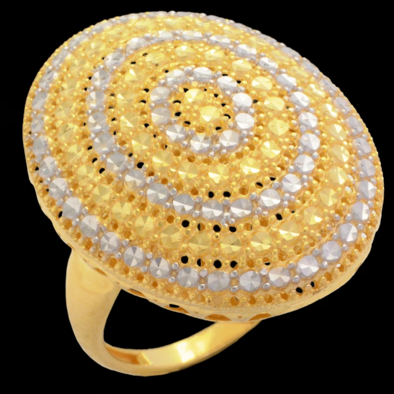 انگشتر طلا 18 عیار زنانه طلای مستجابی مدل آوا بیضی تراش کد 55
