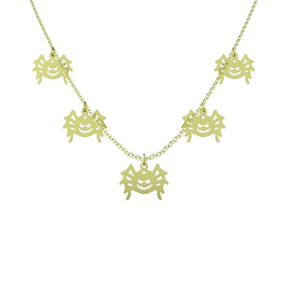 گردنبند طلا 18 عیار زنانه مدوپد مدل عنکبوت کد RNA11651 -  - 6