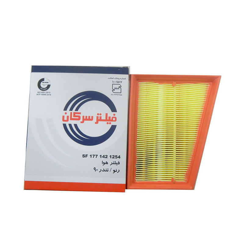 فیلتر هوا خودرو سرکان مدل SF 177 142-1254 مناسب برای تندر 90