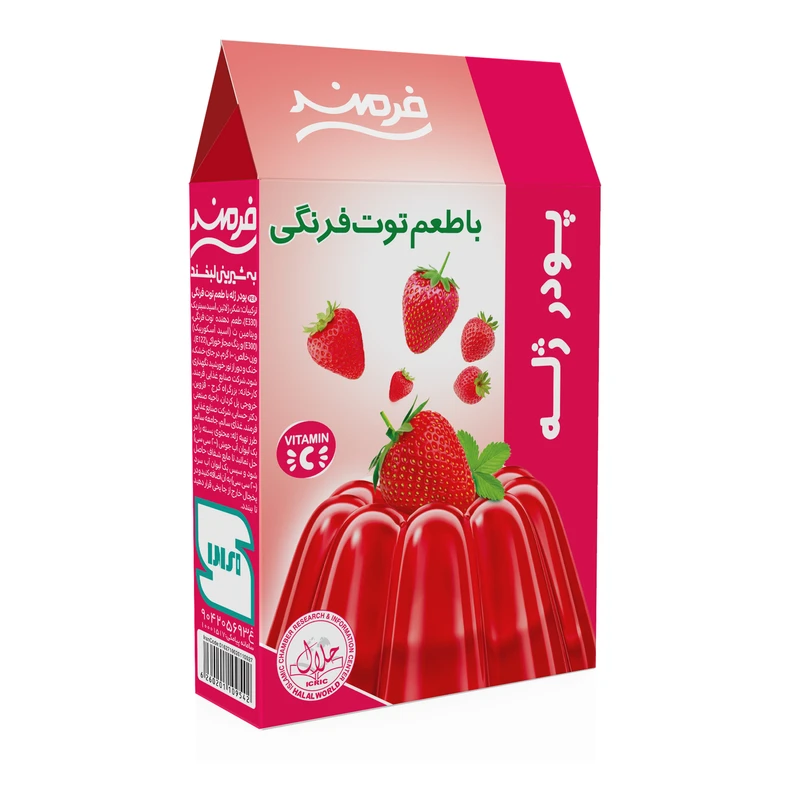 پودر ژله توت فرنگی فرمند - 100 گرم عکس شماره 1